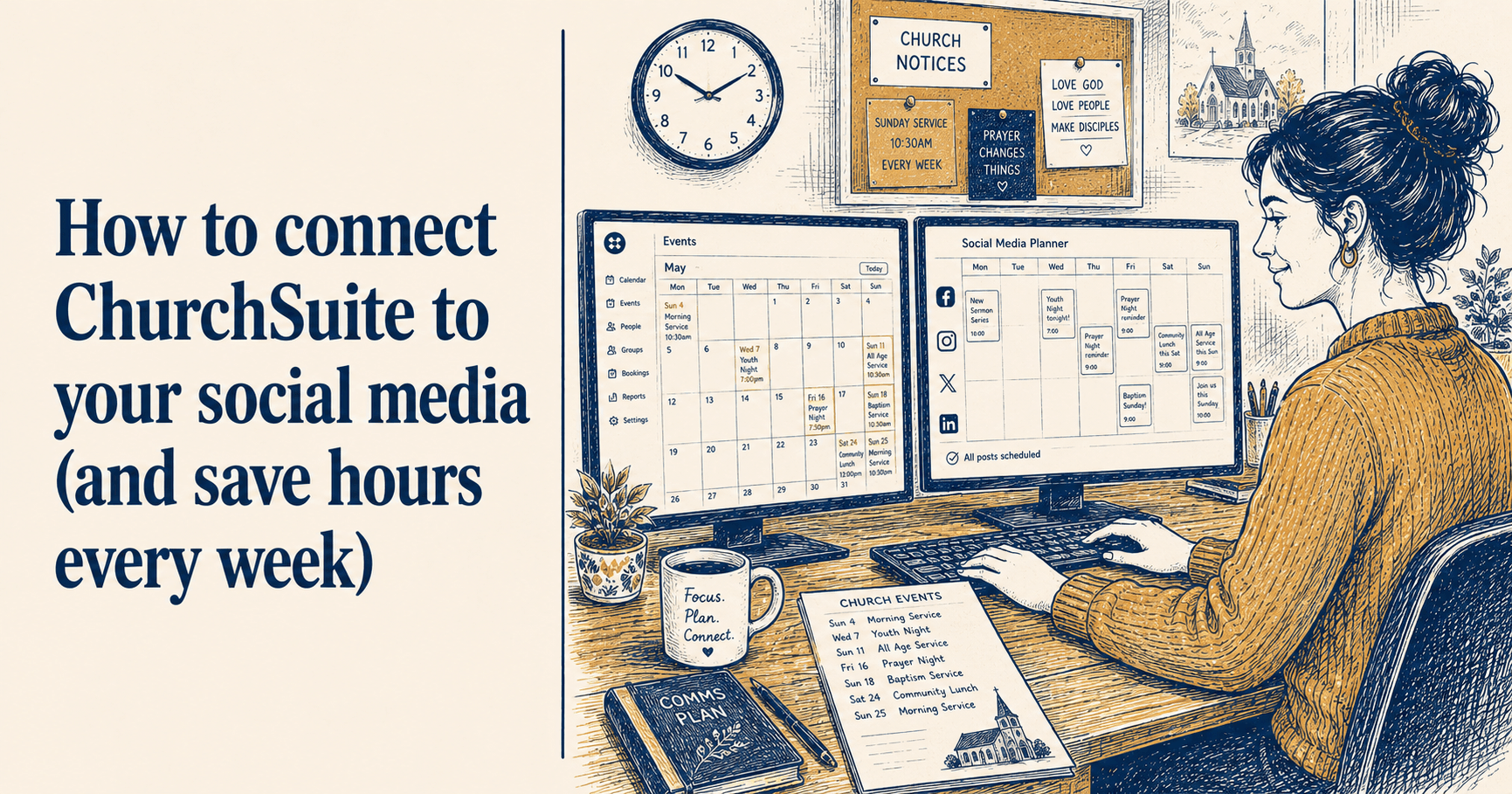 How to connect ChurchSuite to your social media (and save hours every week)