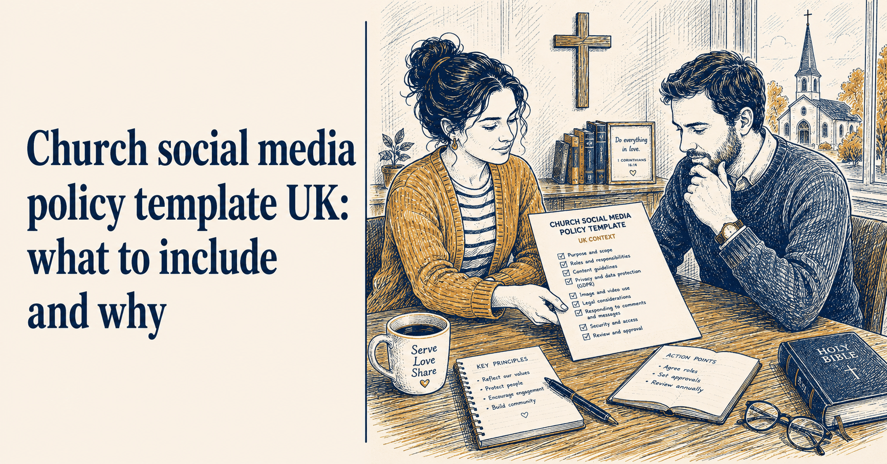 Church social media policy template UK: what to include and why