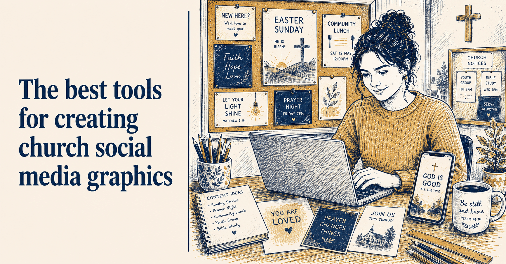 The best tools for creating church social media graphics (UK guide)